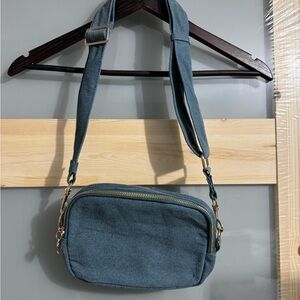 Denim crossbody bag / boutique brand 
Brand new